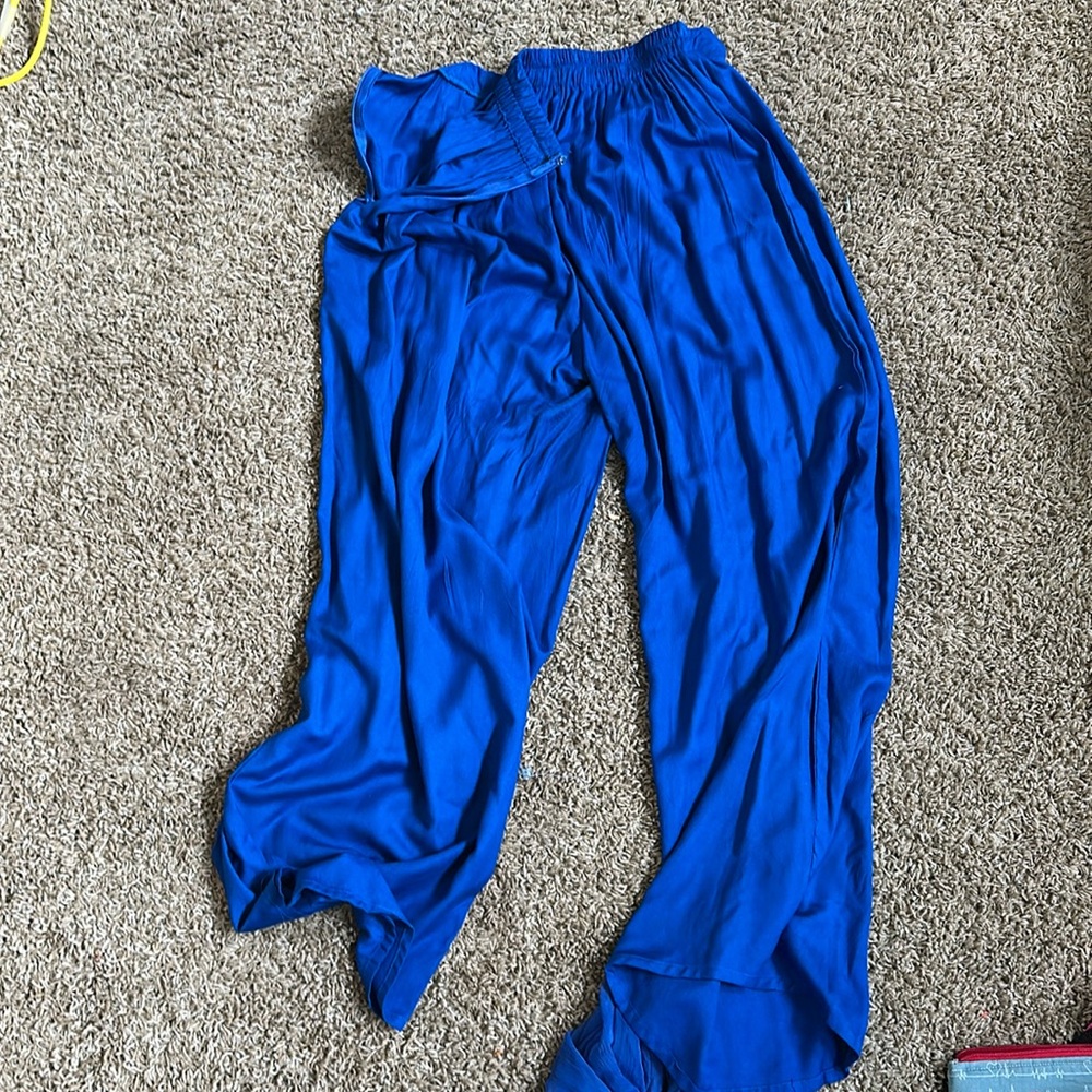 Women’s Desi Trousers. Medium. Royal blue